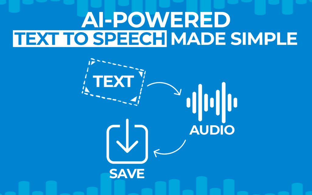 AI voice generator & text to speech for video
